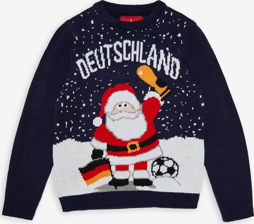 Threadboys Sweater 'Germany' in Blue: front