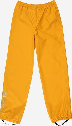 MINYMO Tapered Athletic Pants in Yellow: front