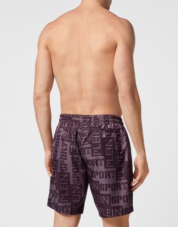 Shorts de bain Plein Sport en violet