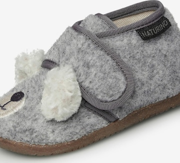 NATURINO Slipper 'BIDAIM' in Grey: front