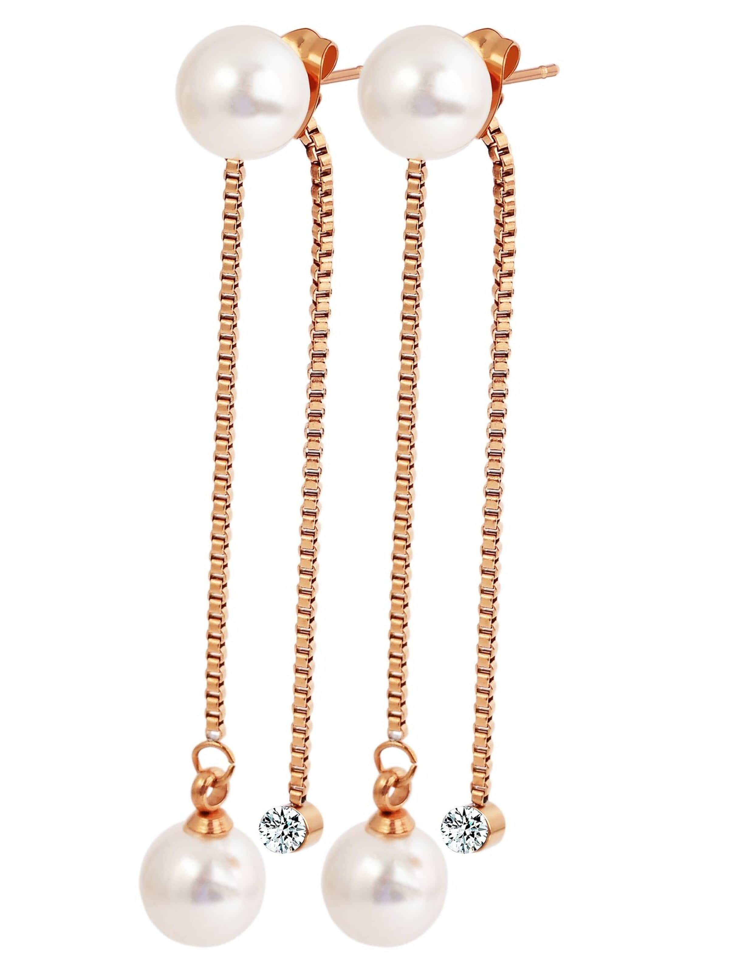 Akzent Earrings 'Morana, langlebig' in Gold
