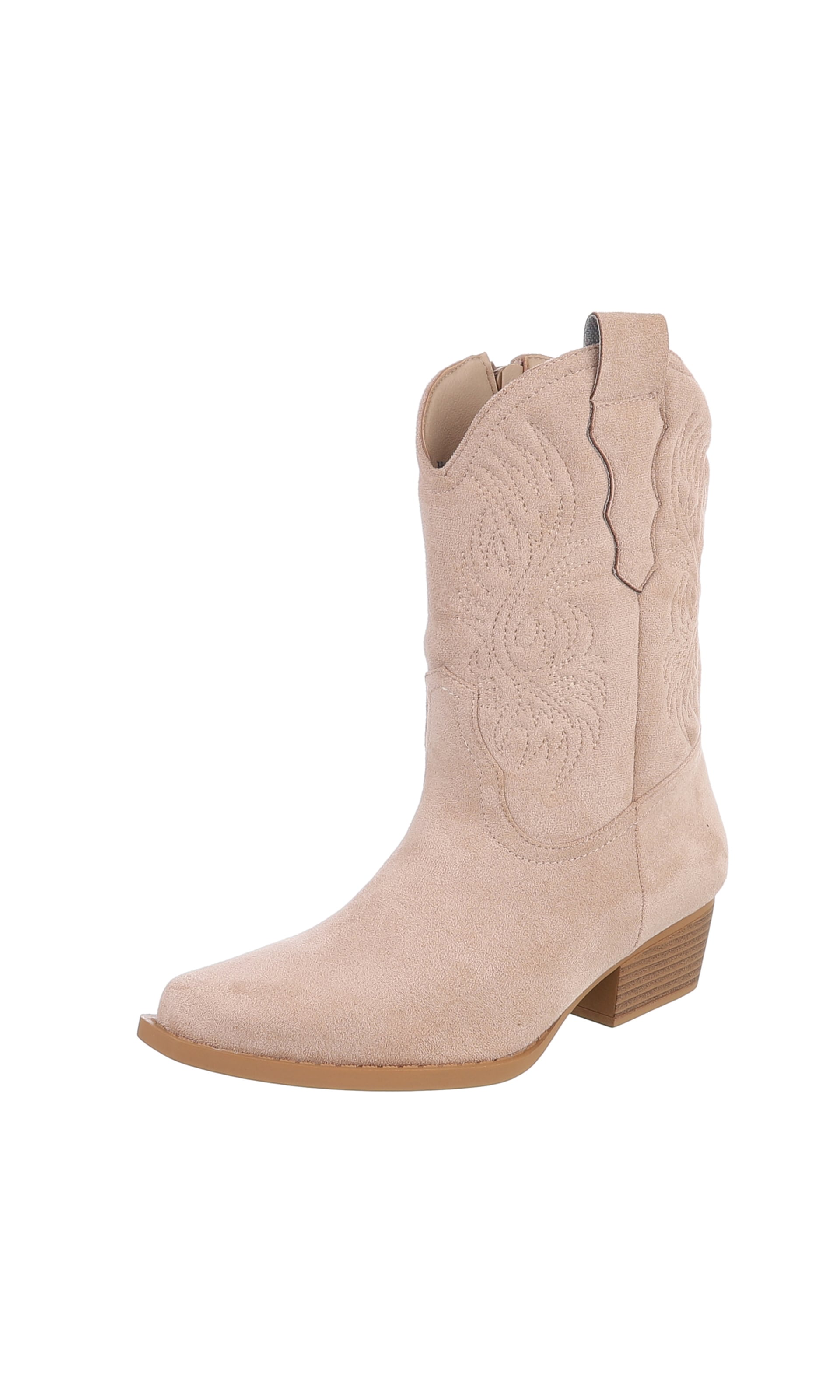 Ital-Design Boots in Beige: front