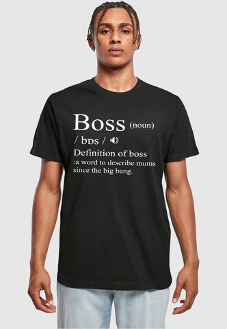 ABSOLUTE CULT T-Shirt 'Mother's Day - Boss' in Schwarz: Vorderseite