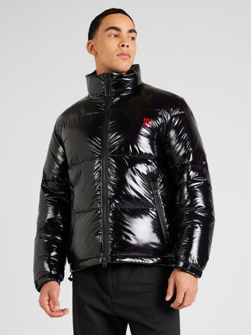 HUGOPrijelazna jakna 'Biron' - crna boja: prednji dio
