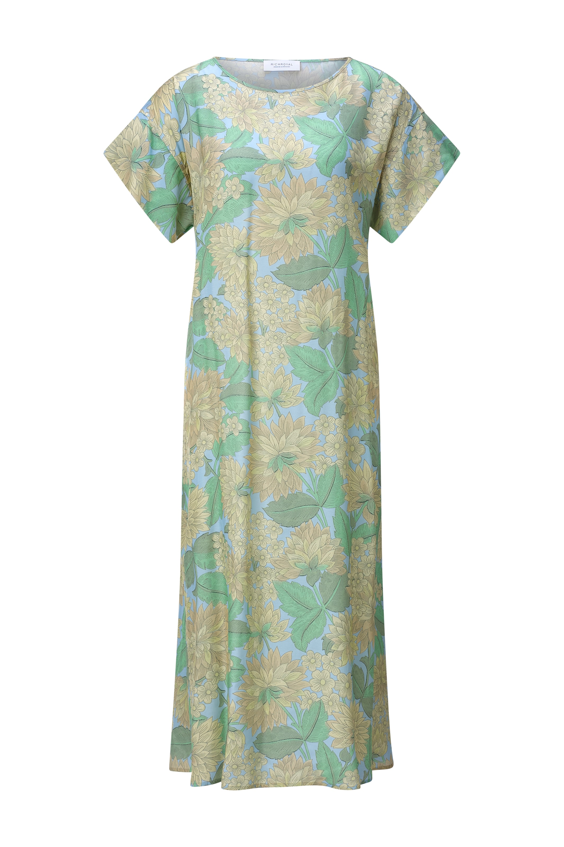 Rich & Royal Dress in Blue: front