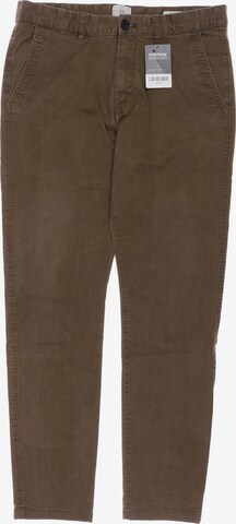 H&M Pants in 32 in Brown: front