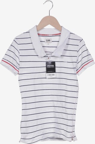 Lee Poloshirt XS in Weiß: predná strana