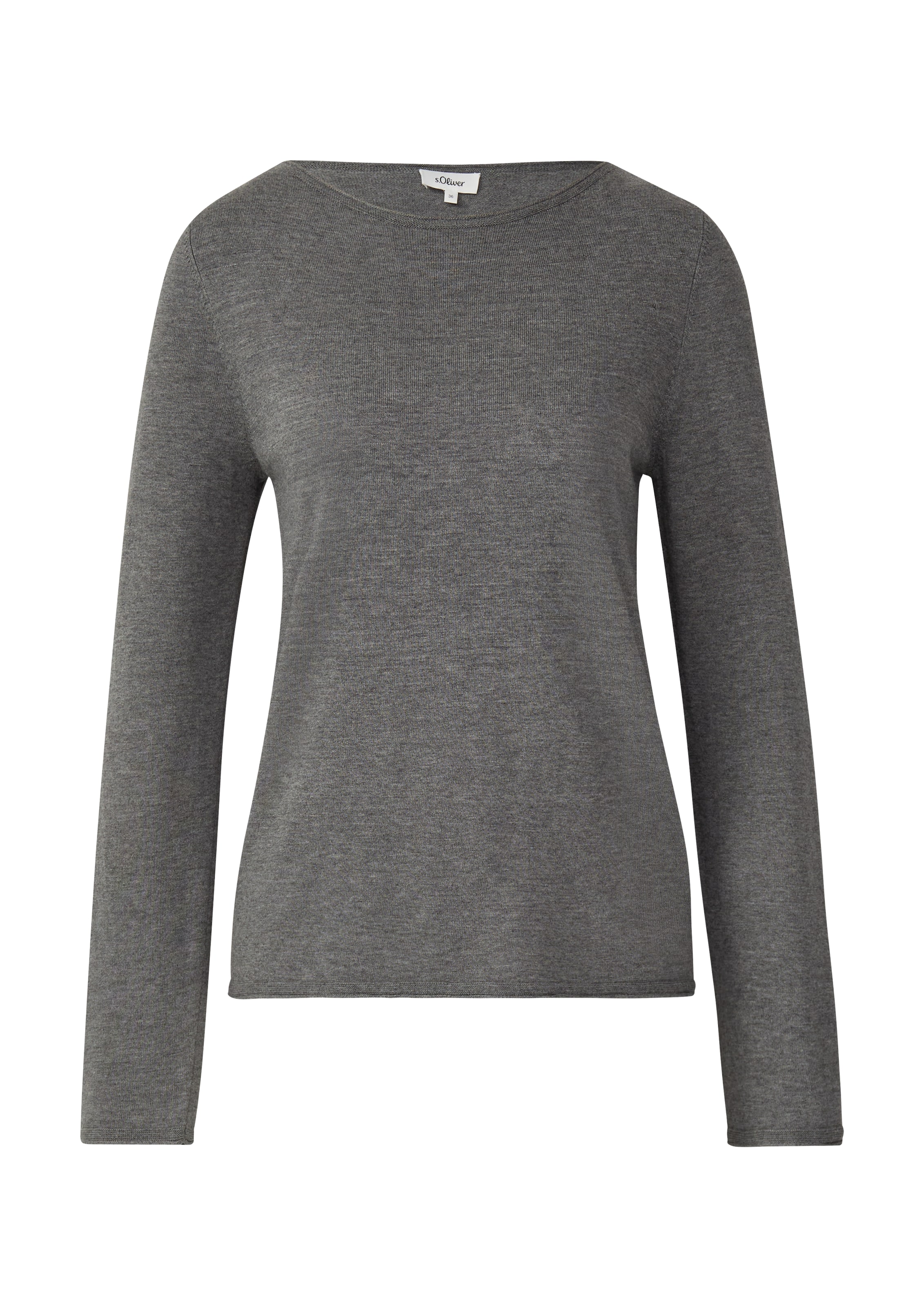 s.Oliver Pullover in Grau: Vorderseite