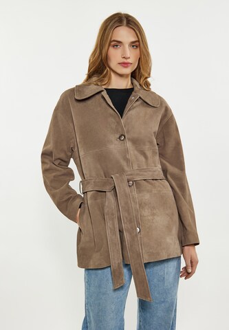 DreiMaster Vintage - Abrigo de entretiempo en gris: frente