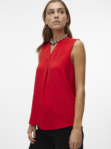 Chemisier 'VMElva' VERO MODA en rouge