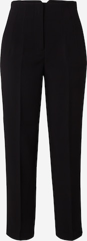 ONLY Tapered Pleated Pants 'Raven Life' in Black: front