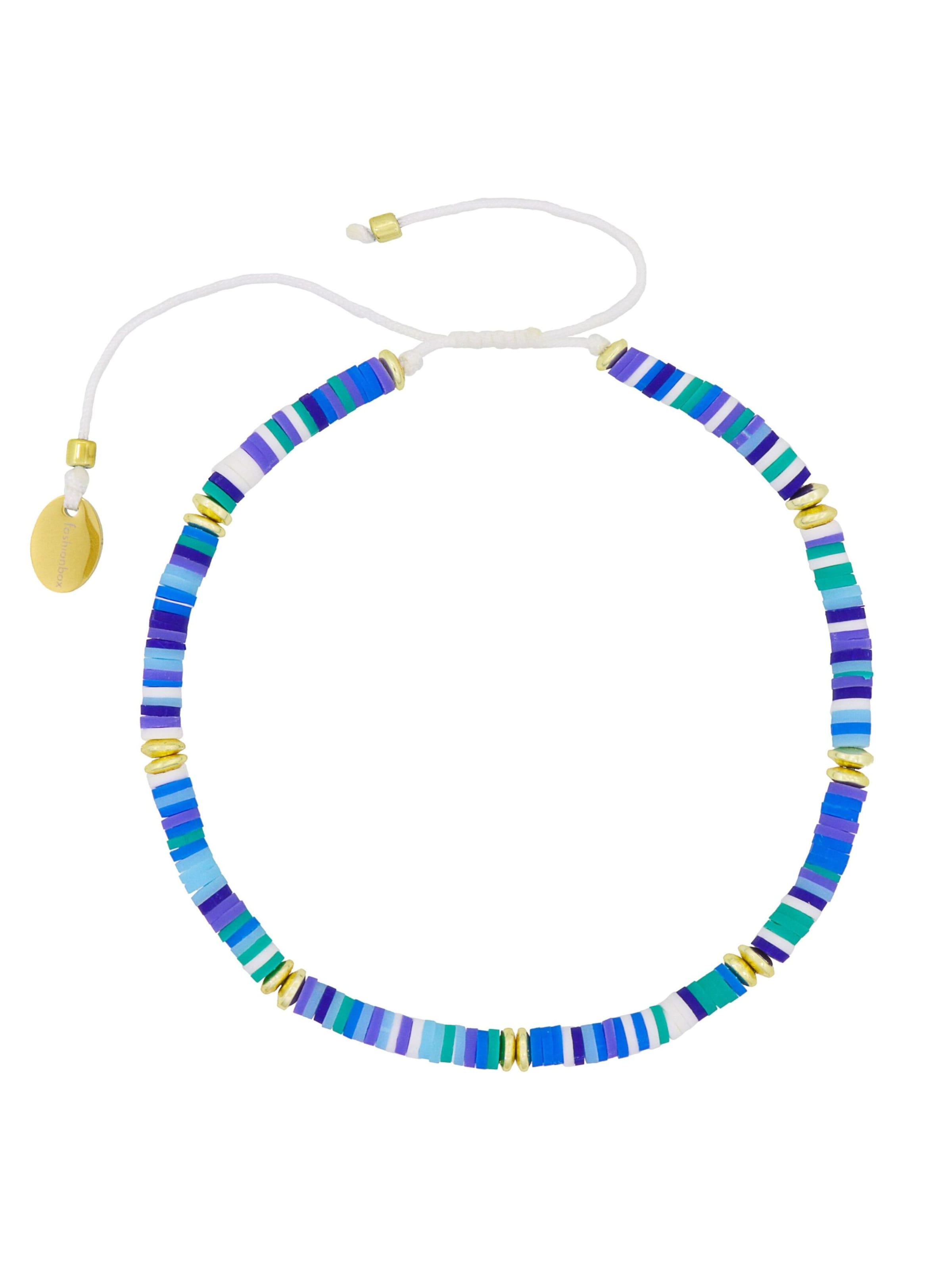 Bijoux de pied Fashionbox en mélange de couleurs : devant