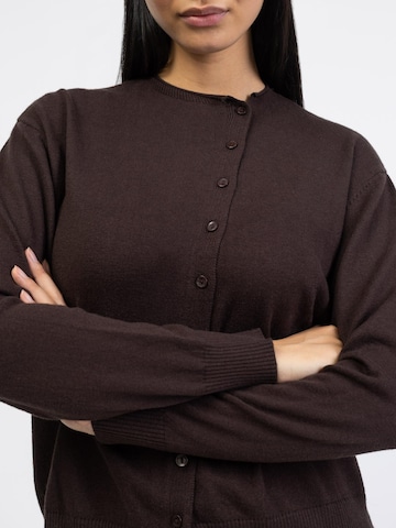 BROKE + SCHÖN Knit Cardigan in Brown