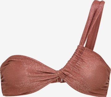 LSCN by LASCANA Bikinitop in Braun: Vorderseite