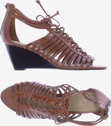 Ann Taylor Sandals & High-Heeled Sandals in 40,5 in Brown: front