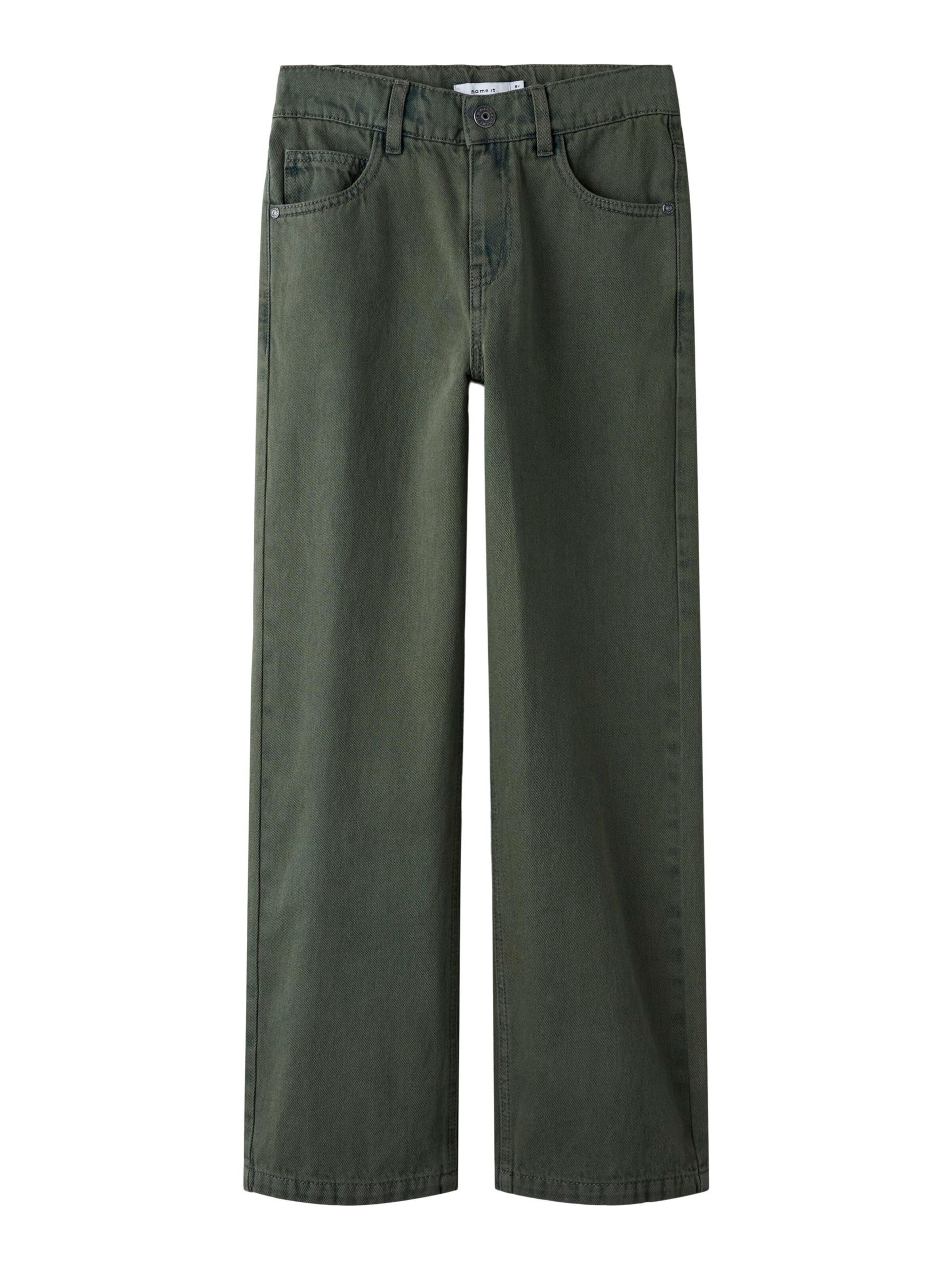 NAME IT Regular Jeans in Groen: voorkant