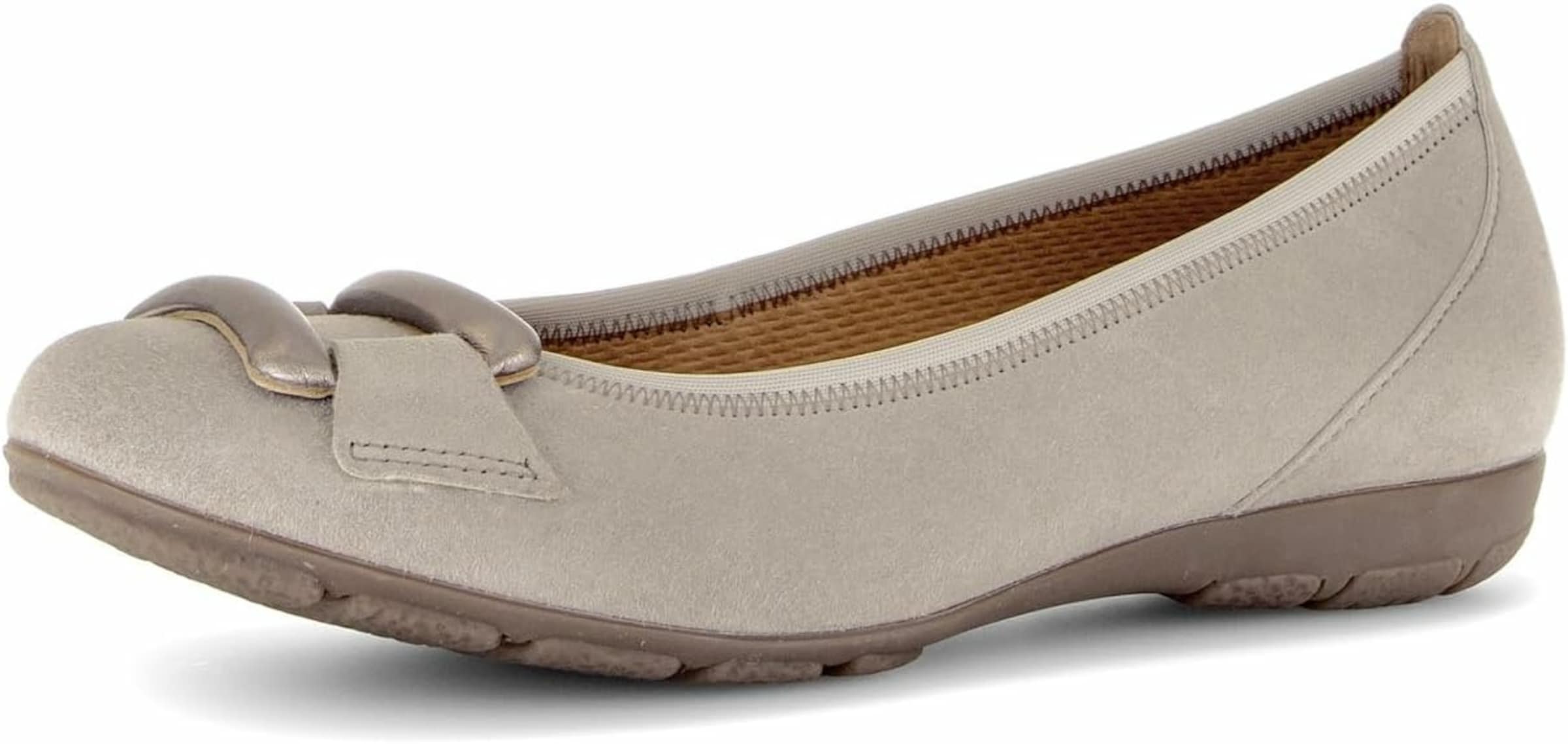 GABOR Ballerina in Beige: voorkant