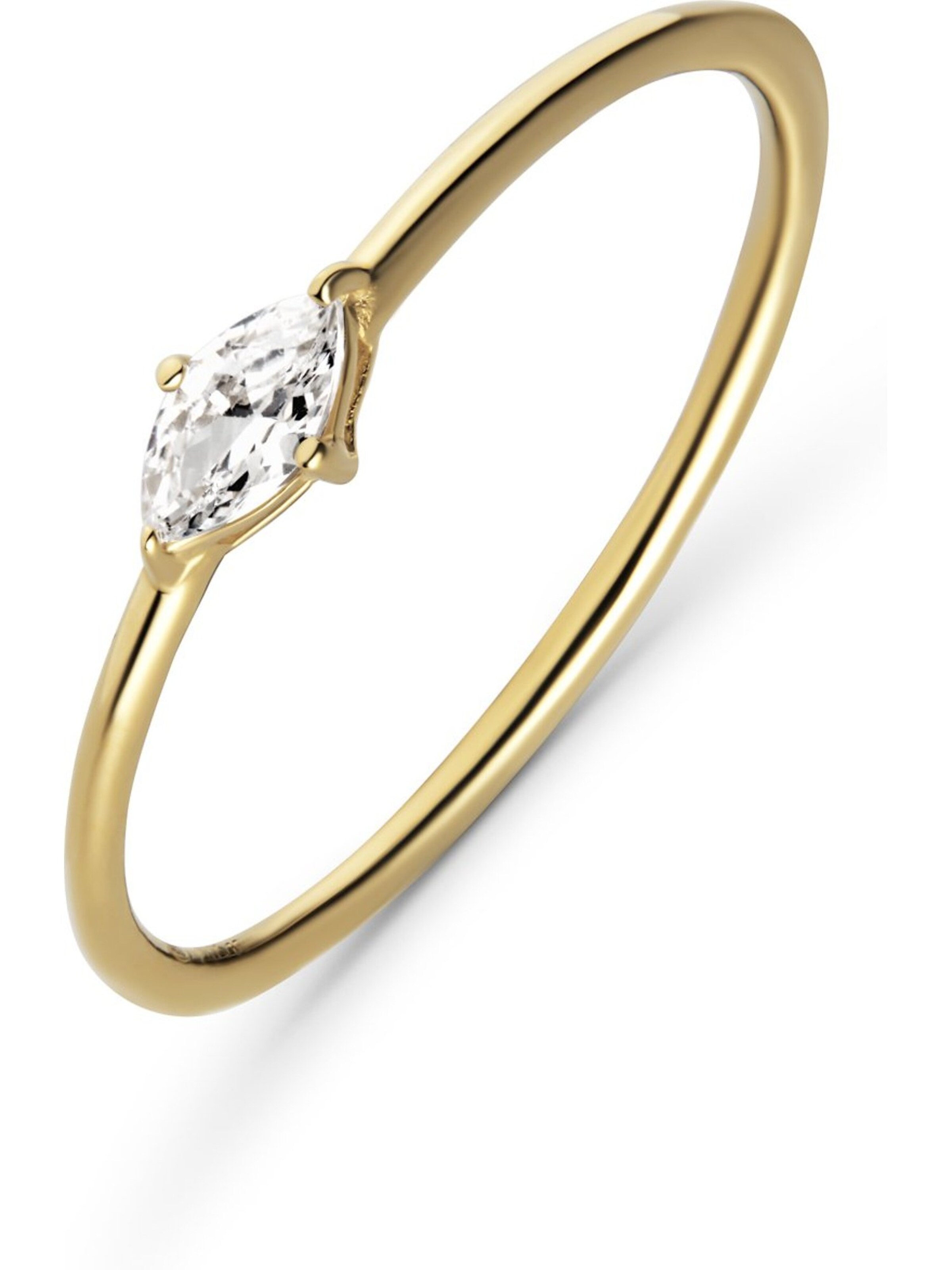 CHRIST Ring in Gold: Vorderseite