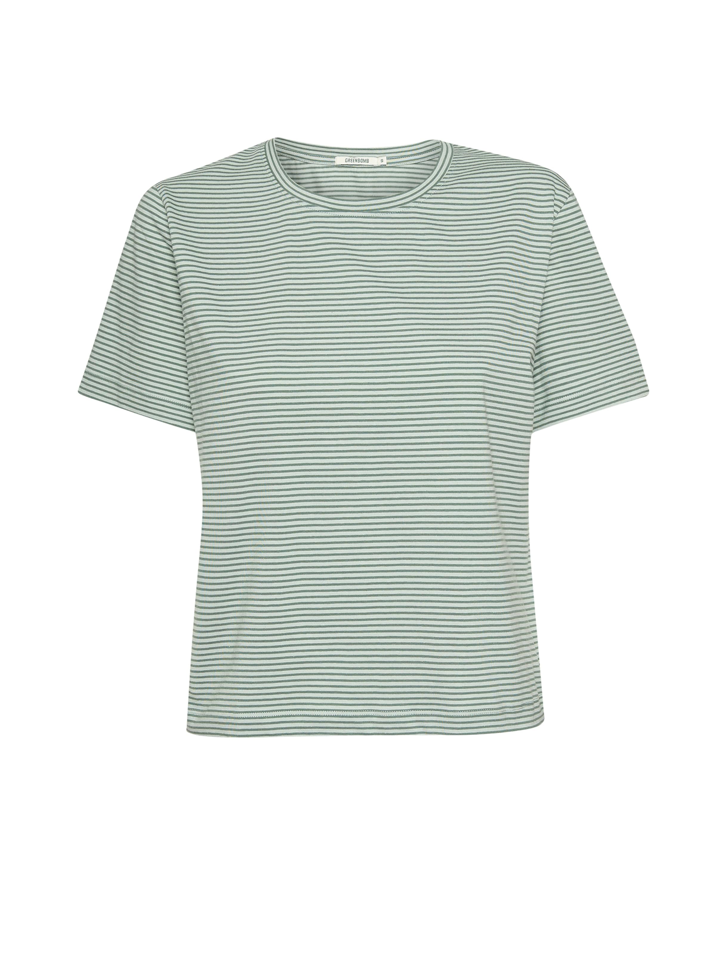 Maglietta 'Nova' di GREENBOMB in verde: frontale