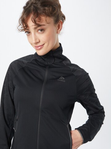 ODLO Sportjacke in Schwarz