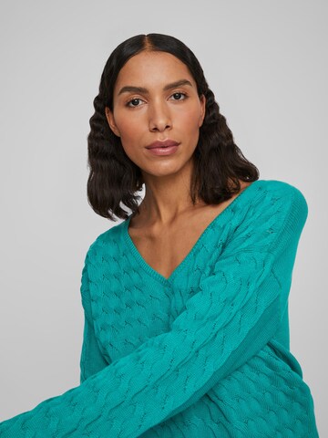 VILA Sweater 'Chao' in Green