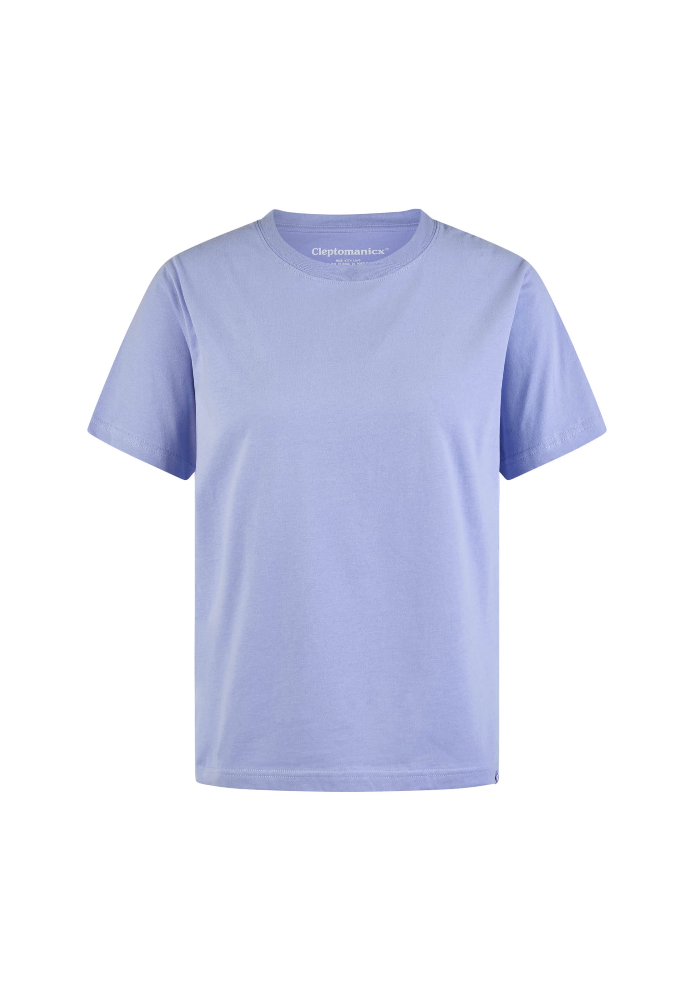 Cleptomanicx T-Shirt 'Basic Tee Ligull' in Lila: Vorderseite