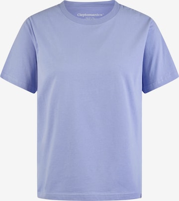Cleptomanicx T-Shirt 'Basic Tee Ligull' in Lila: Vorderseite