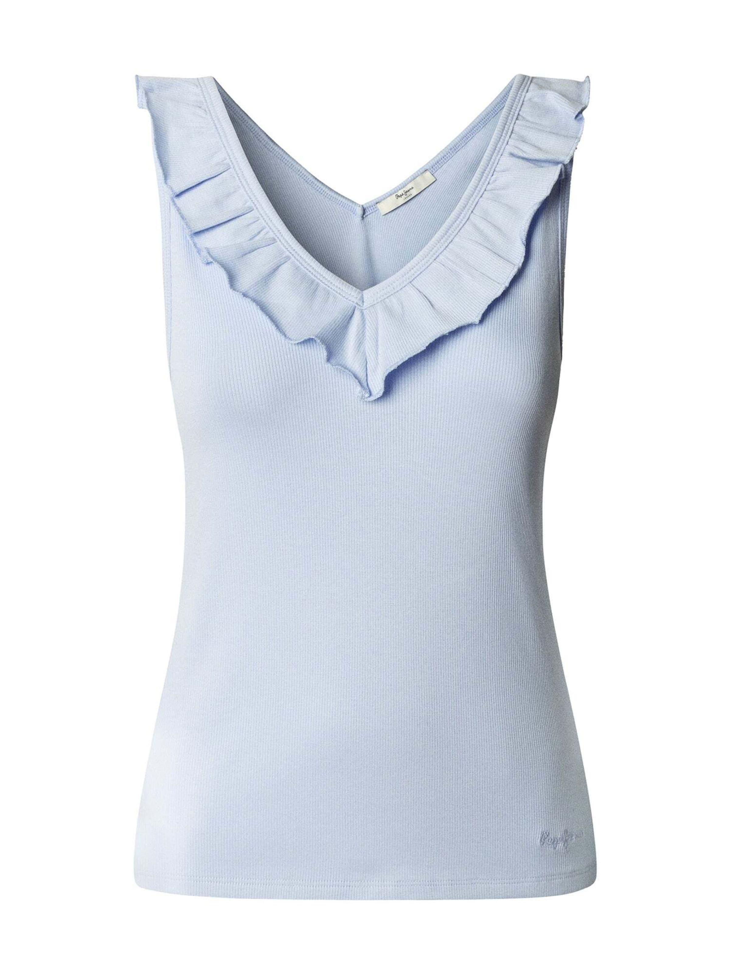 Pepe Jeans Top 'Millie' in Blau: Vorderseite