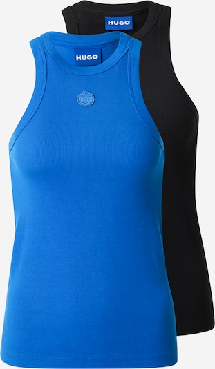 HUGO Топ 'Gift Giving' в Синий / Черный, Обзор товара
