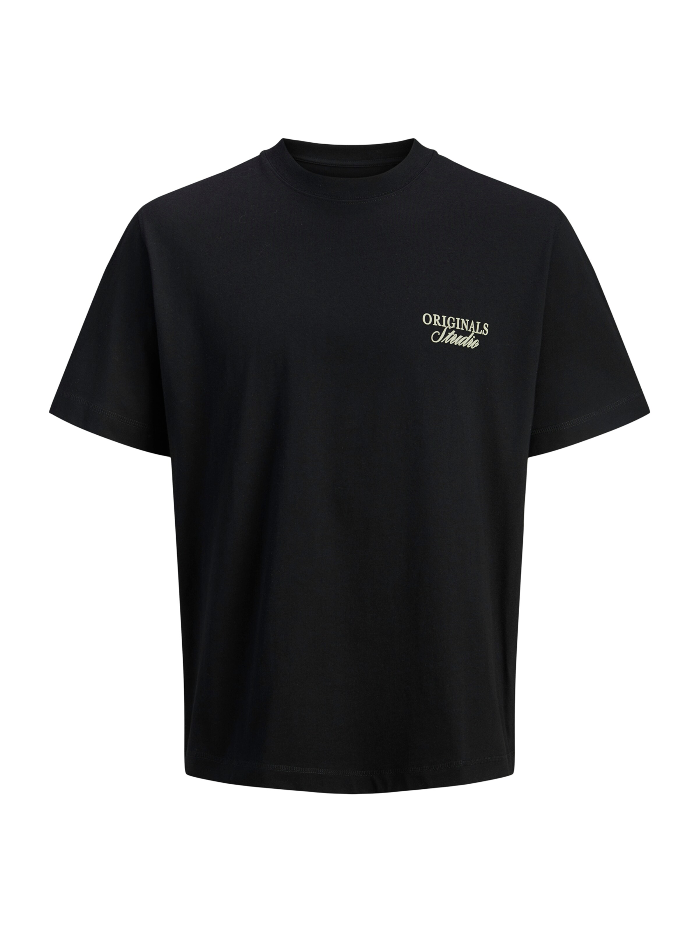 Jack & Jones Plus Majica 'JORNORREBRO' | črna barva: sprednja stran