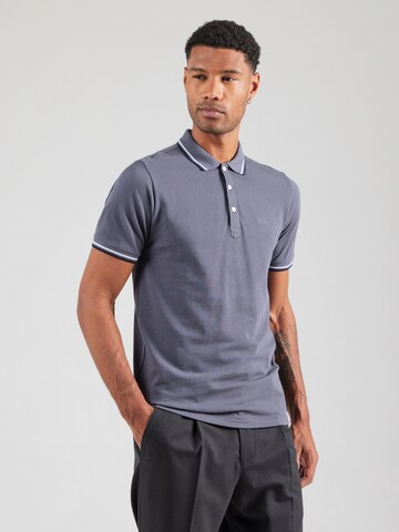 T-Shirt Lindbergh en bleu : devant
