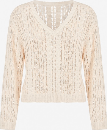 Pull-over IZIA en orange : devant