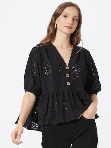 River Island - Blusa en negro: frente