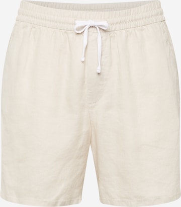 Pantaloni 'Olsen' di WEEKDAY in beige: frontale