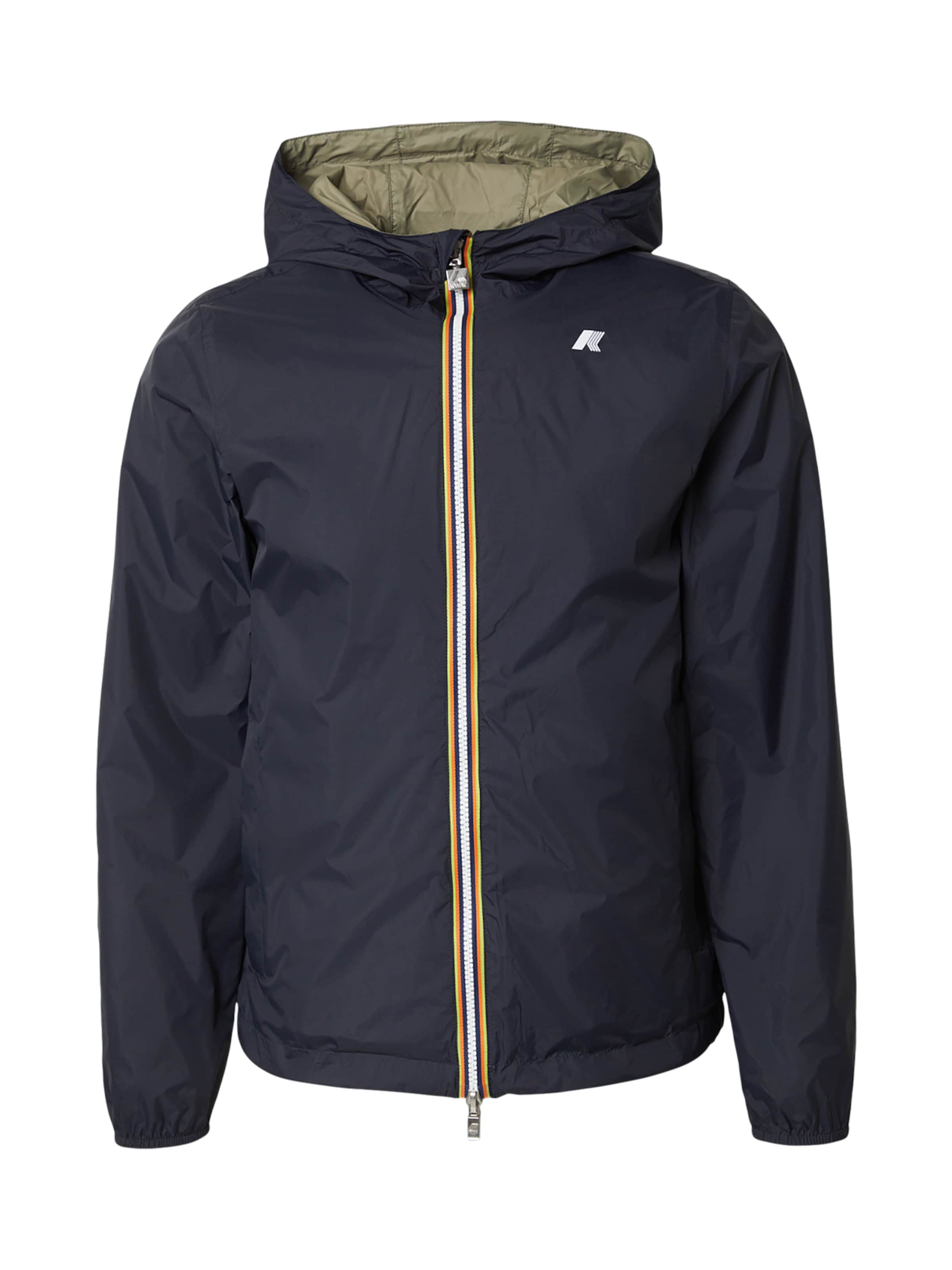 zils K-Way Starpsezonu jaka 'JAKE PLUS.2': no priekšpuses