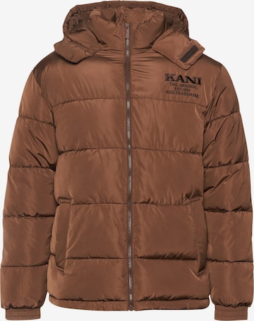 Veste d’hiver Karl Kani en marron : devant