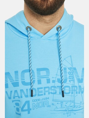 Jan Vanderstorm Sweatshirt ' Jeppe ' in Blau