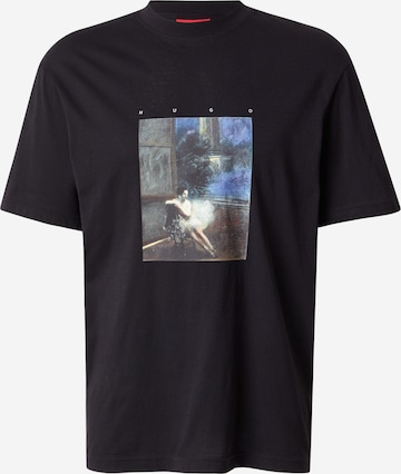 HUGOMajica 'Dabolos' - crna boja: prednji dio