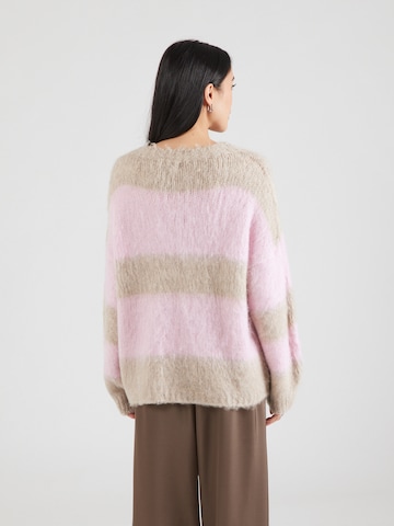 Pull-over Zwillingsherz en marron