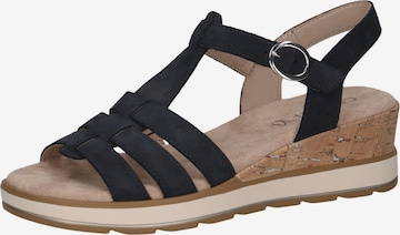 CAPRICE - Sandália em azul: frente