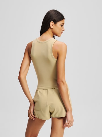 Karl Lagerfeld Schlafshirt 'Hotel' in Beige