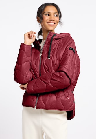 Frieda & Freddies NY Steppjacke 'Royality' in Rot: Vorderseite