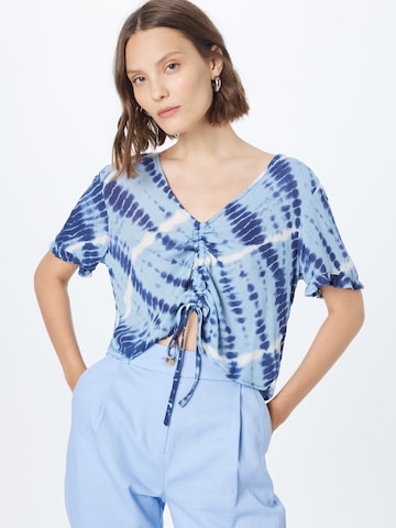 Camicia da donna di Hailys in blu: frontale