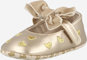 River Island Slippers in Gold: front