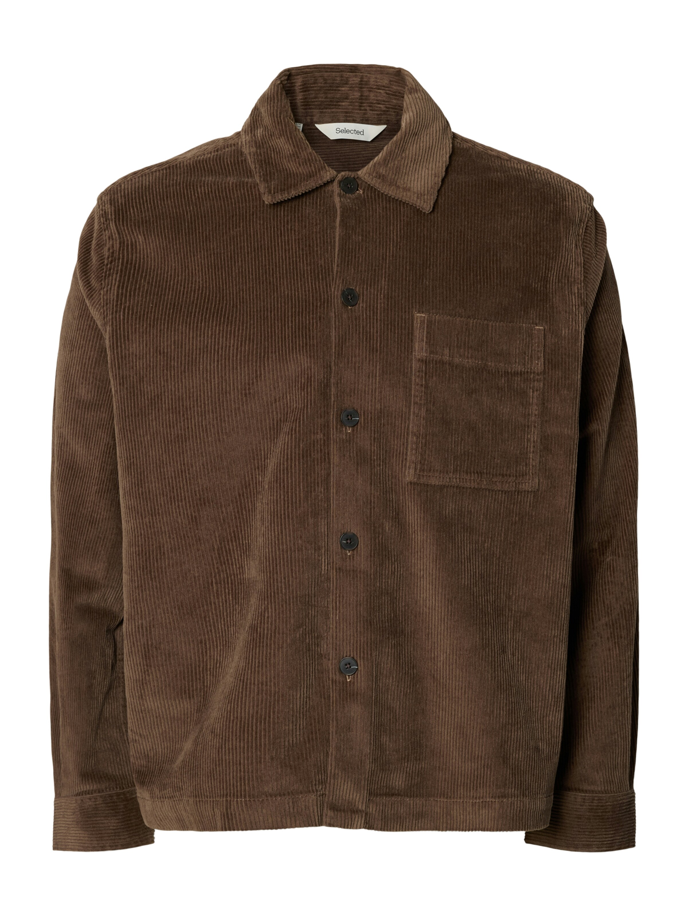 SELECTED Between-season jacket 'SLMotto Kris' in Brown: front