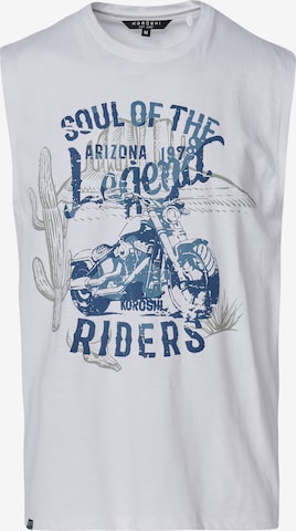 balta KOROSHI Marškinėliai: priekis