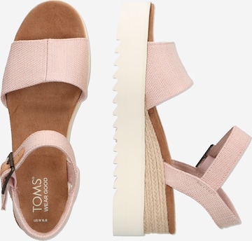 TOMS Sandale in Pink