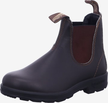 Boots 'Schnürstiefelette Herren 500 Echtleder in schwarz' Blundstone en noir : devant