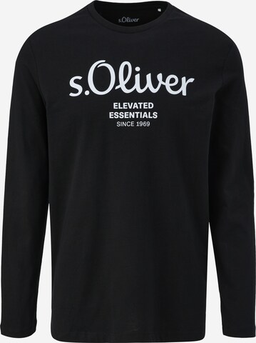 s.Oliver Shirt in Zwart: voorkant