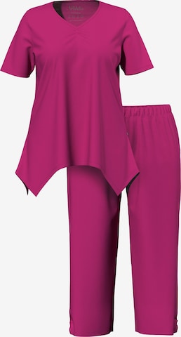 Ulla Popken Pajama in Red: front